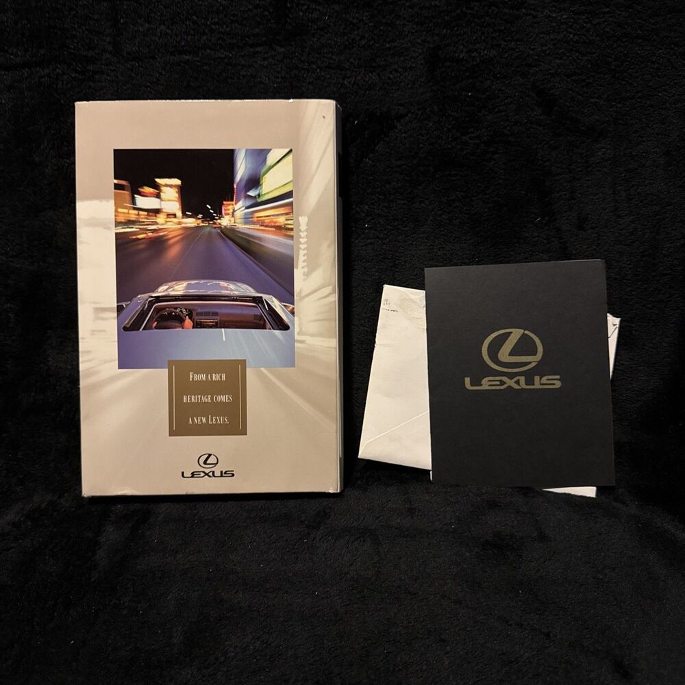 Vintages 90s From A Rich Heritage Comes a New Lexus ES 300 VHS Promotional
